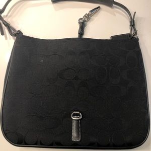 Black coach purse